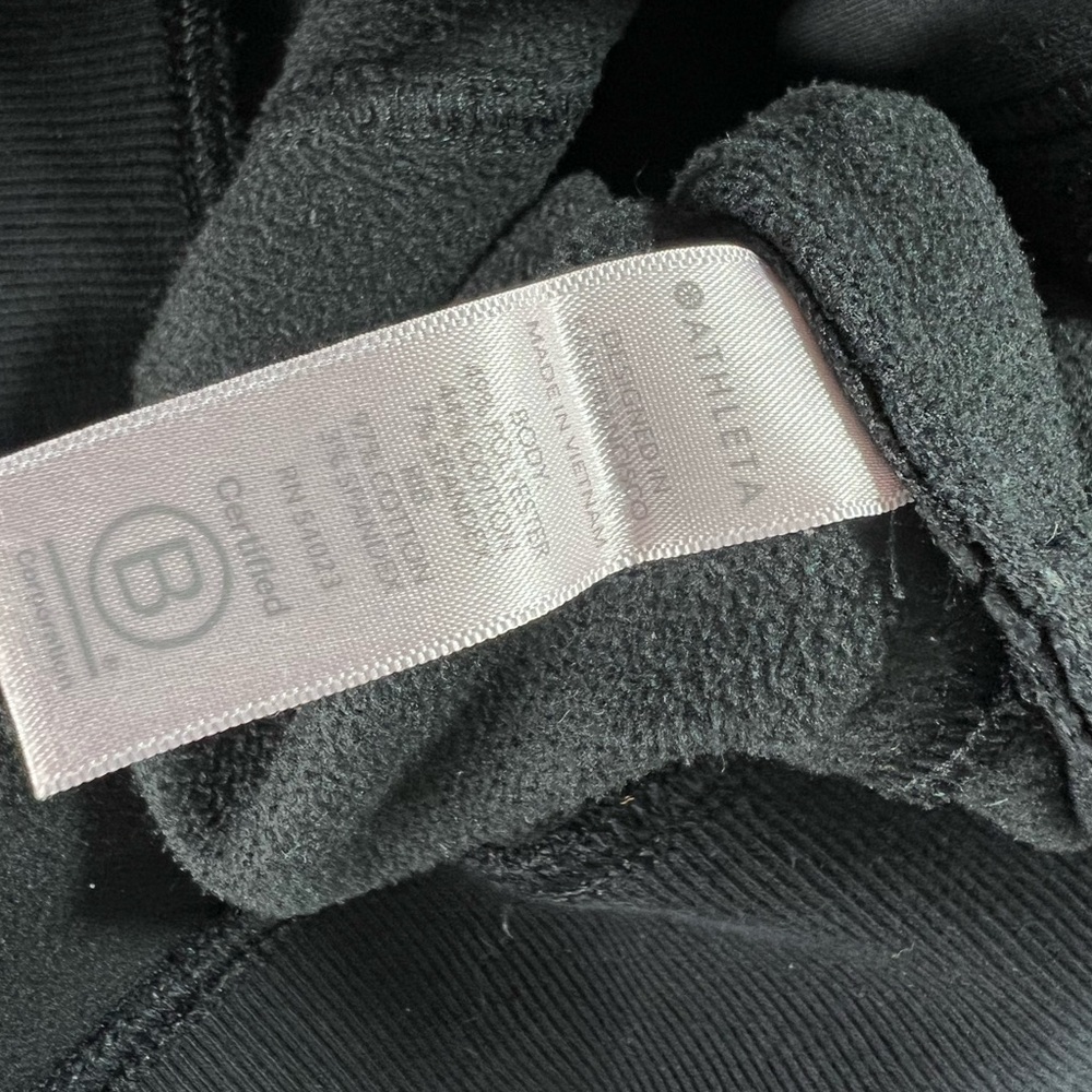 Athleta zip up hoodie jacket Longline Black size Small - Picture 4 of 8